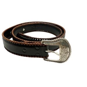 Nocona Women’s Leather Braided‎ Western Cowgirl Belt size 38